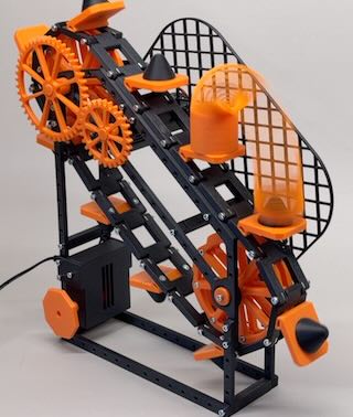 Orange idler roller