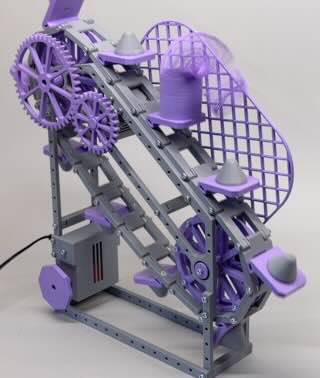 Orange idler roller