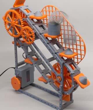 Orange idler roller